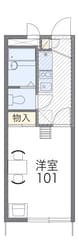 レオパレス横浜西寺尾IIの物件間取画像